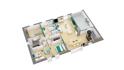 Maison neuve, 91 m²