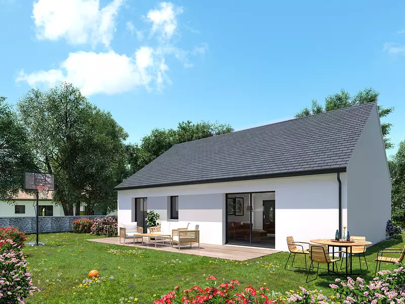 Maison neuve, 89,5 m² - Gauciel (27930)