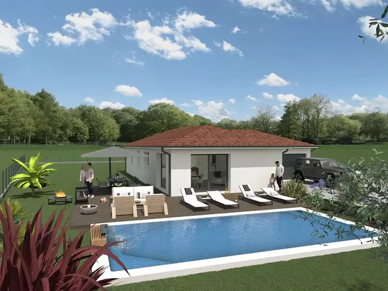 Maison neuve, 117 m² - Sandrans (01400)