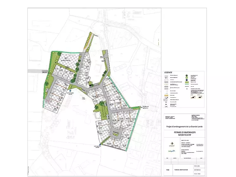 Terrain à bâtir, 419 m² - Changé (53810)