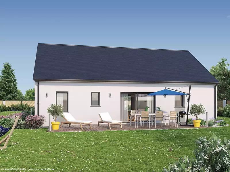 Maison neuve, 82 m² - Cardroc (35190)