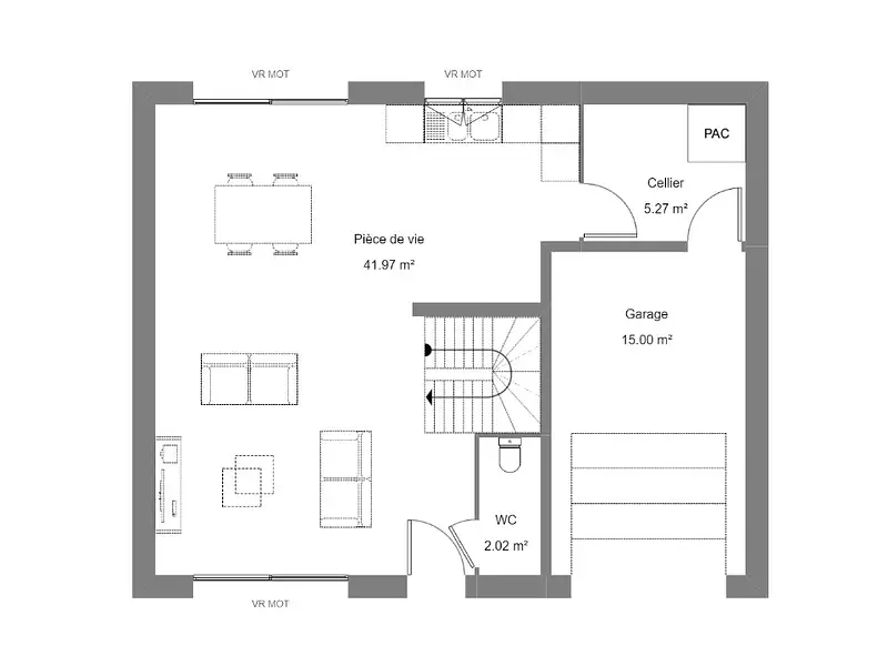 Maison neuve, 90 m² - Les Aix-d'Angillon (18220)