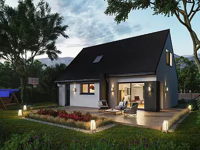 Maison neuve, 88,7 m²