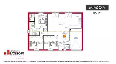 Maison neuve, 85 m²