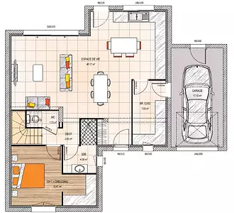 Maison neuve, 125 m²