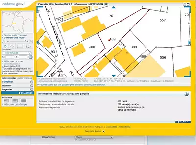 Terrain à bâtir, 709 m²