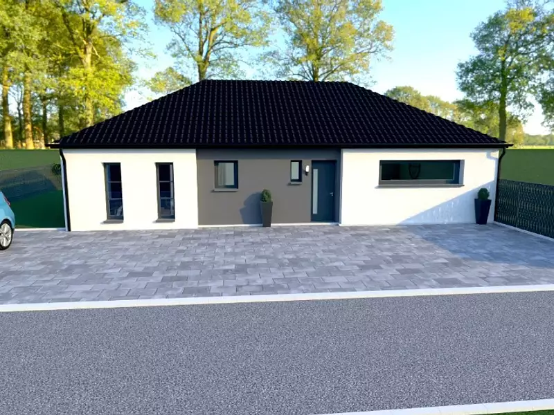 Maison neuve, 93 m² - Bertry (59980)