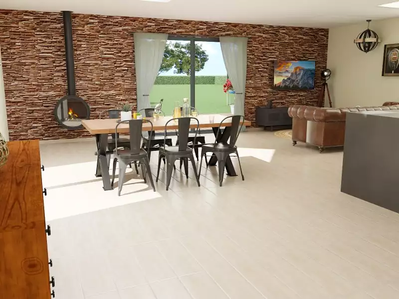 Maison neuve, 140 m² - Le Mesnil-Jourdain (27400)