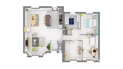 Maison neuve, 100 m²