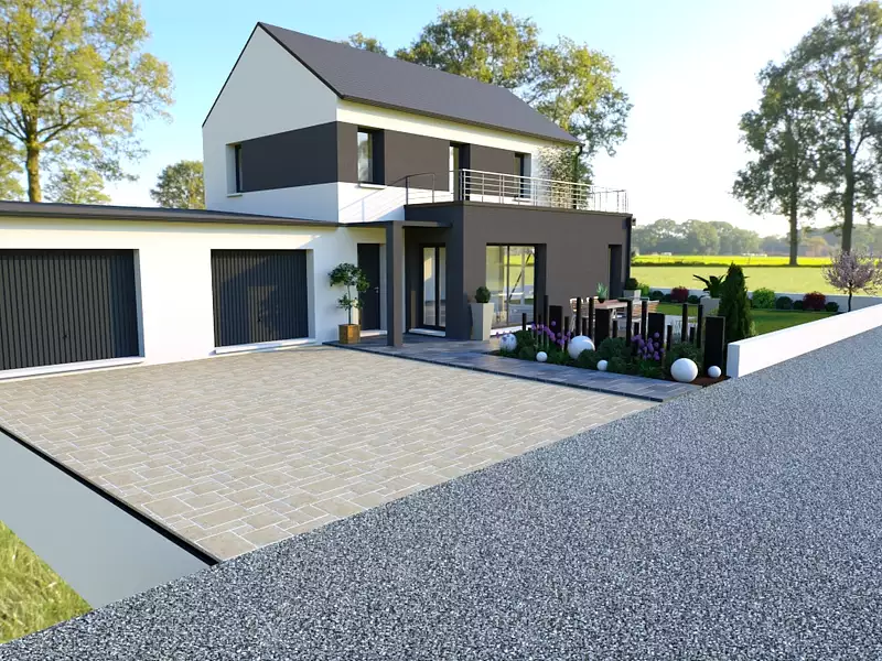 Maison neuve, 114,35 m² - Bennecourt (78270)