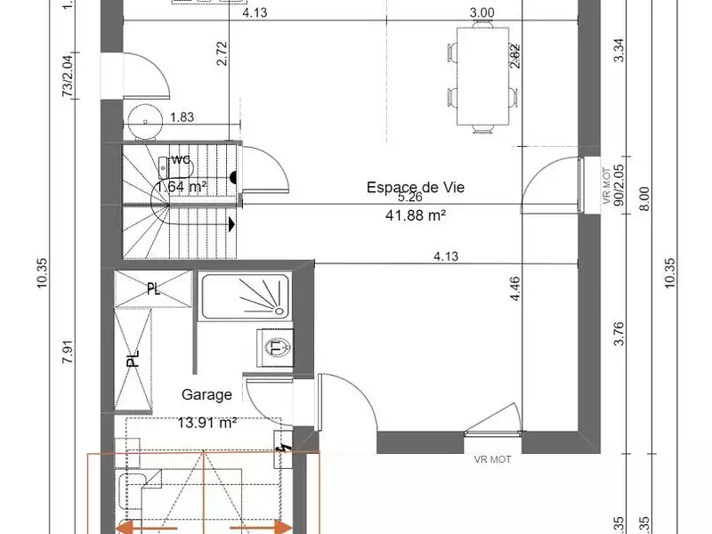 Maison neuve, 100 m² - Carpiquet (14650)