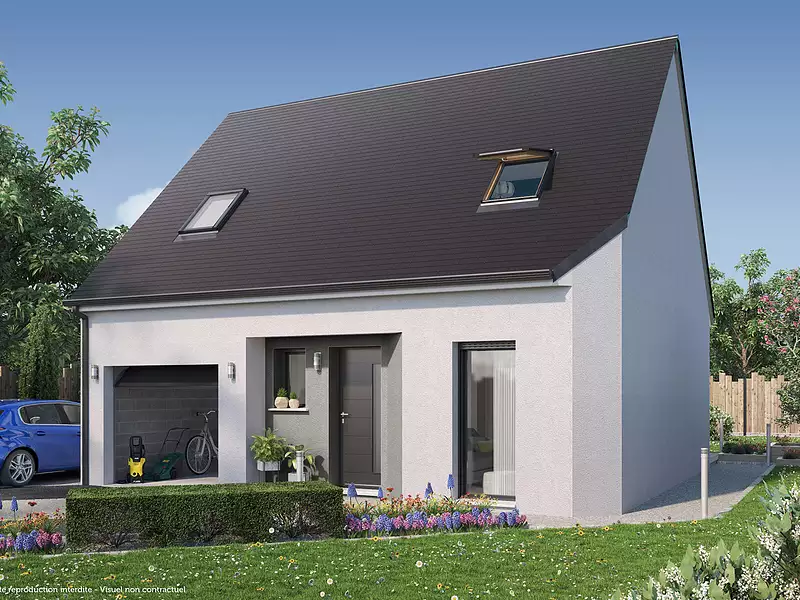 Maison neuve, 79 m² - Loches (37600)
