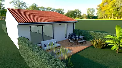 Maison neuve, 58 m²