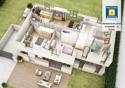 Maison neuve, 128 m²