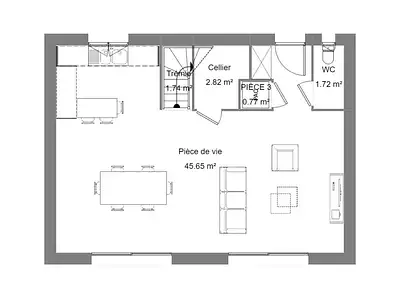 Maison neuve, 98 m²