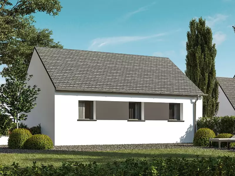 Maison neuve, 57 m² - Cast (29150)