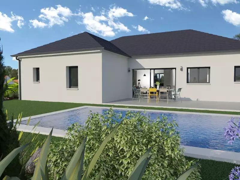 Maison neuve, 115 m² - Genouilly (18310)