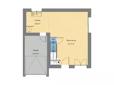 Maison neuve, 73 m²