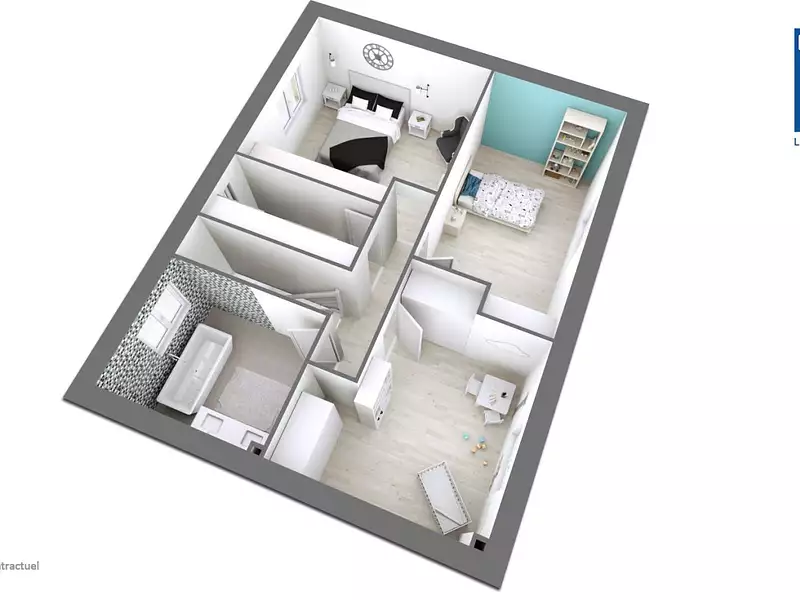 Maison neuve, 117 m² - Meaux (77100)