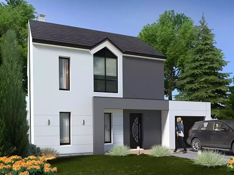 Maison neuve, 86,78 m² - Tourville-sur-Arques (76550)