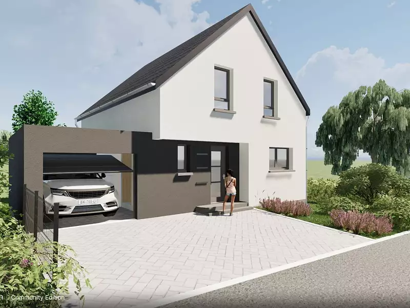 Maison neuve, 101,85 m² - Rottelsheim (67170)