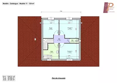 Maison neuve, 124 m²