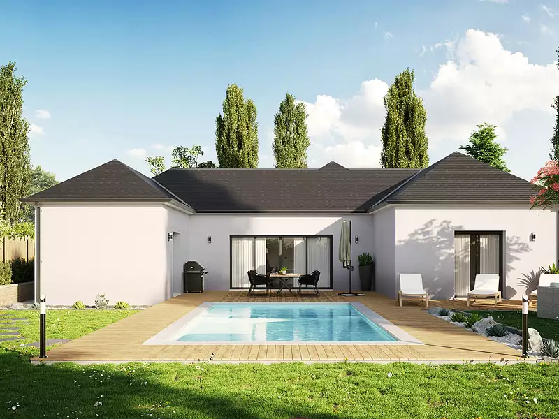 Maison neuve, 122 m² - Saint-Epain (37800)