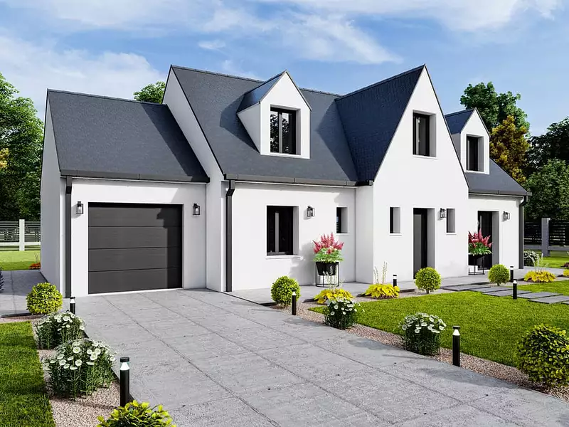 Maison neuve, 99 m² - Beaumont-en-Véron (37420)