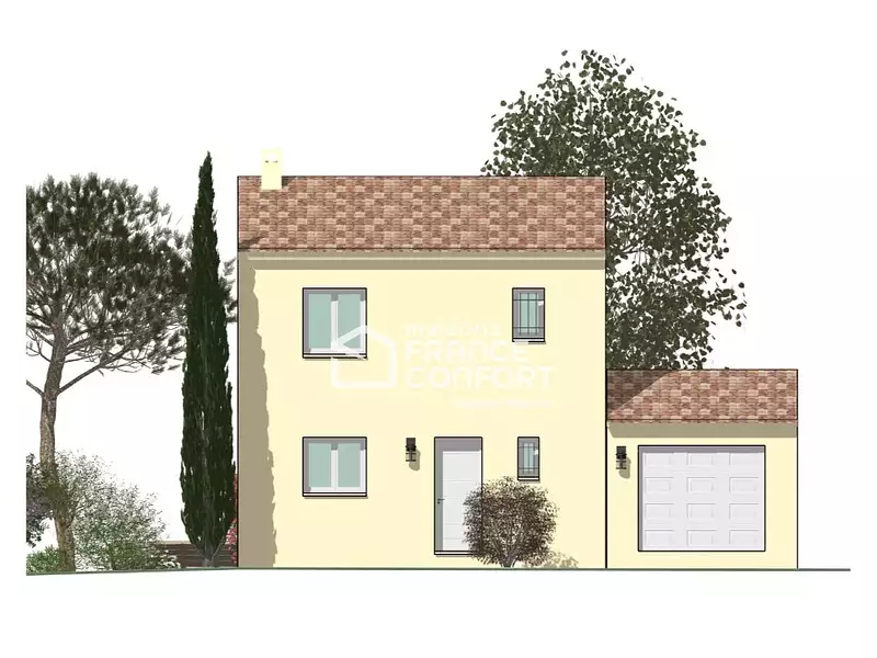 Maison neuve, 80 m² - Villelaure (84530)