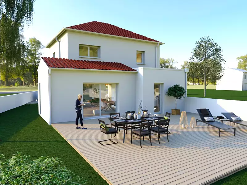 Maison neuve, 107 m² - Sainte-Pazanne (44680)