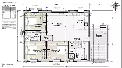Maison neuve, 80 m²