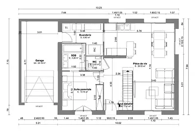 Maison neuve, 124 m²
